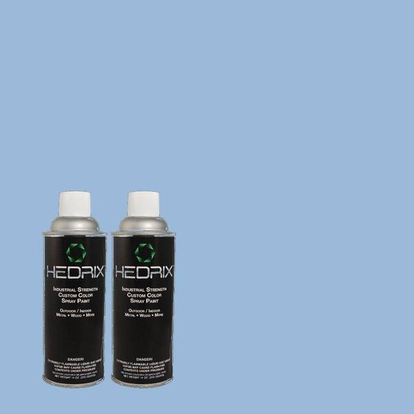 Hedrix 11 oz. Match of 570B-4 Bayou Flat Custom Spray Paint (2-Pack)