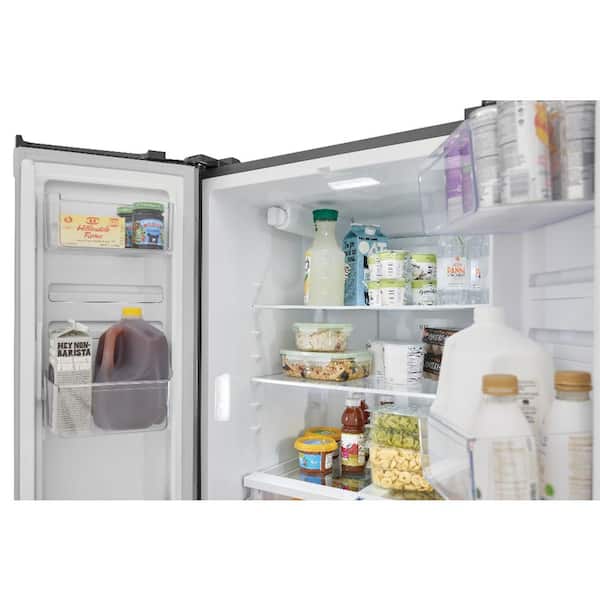 Frigidaire - 31.5 in. 18 cu. ft. Counter Depth French Door Refrigerator in Fingerprint-Resistant Stainless Look