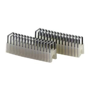 1/4 in. Leg x 1/4 in. 20-Gauge Clear Insulated Cable Staples (300-Per Box)