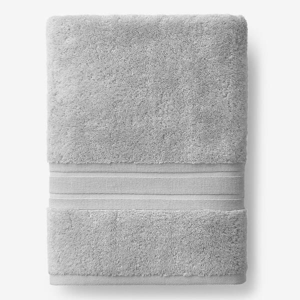 Company Cotton Silver Solid Turkish Cotton Bath Sheet