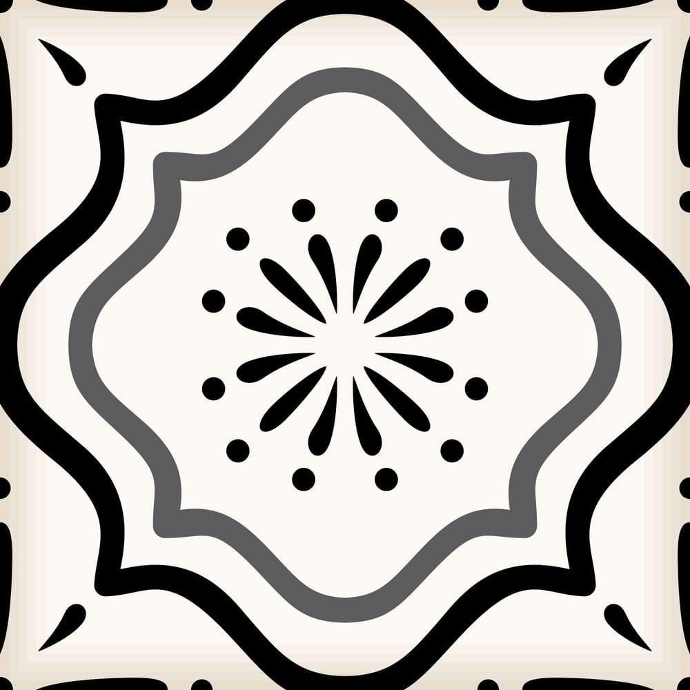 Black B100 5 in. x 5 in. Vinyl Peel and Stick Tile (24 Tiles, 4.17 sq.ft./Pack) price history on PriceWatchPro
