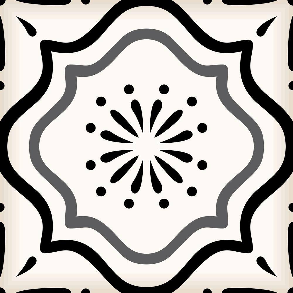 Black B100 7 in. x 7 in. Vinyl Peel and Stick Tile (24-Tiles, 8.17 sq. ft. /Pack) price history on PriceWatchPro