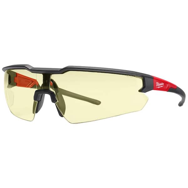 Milwaukee Yellow Safety Glasses with Anti-Scratch Lenses (2-Pack)