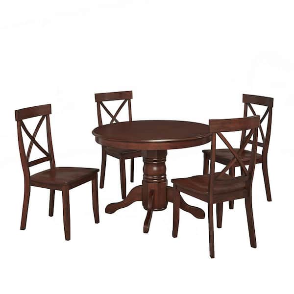 Round Cottage Oak Dining Table 5179, Round Table Dinner