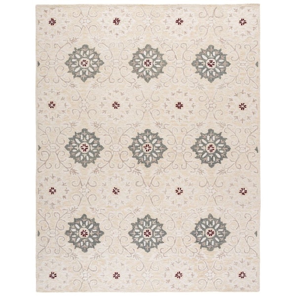 Metro 8 ft. x 10 ft. Beige/Ivory Persian Area Rug
