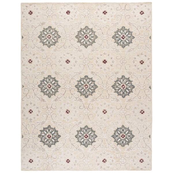 Metro 9 ft. x 12 ft. Beige/Ivory Persian Area Rug