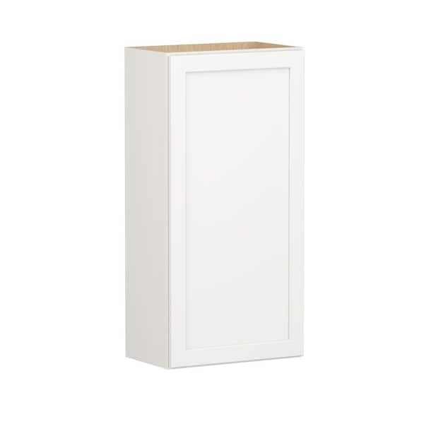Shaker Full Overlay 21 in. W x 12 in. D x 42 in. H Plywood Assembled Wall Kitchen Cabinet in Linen White