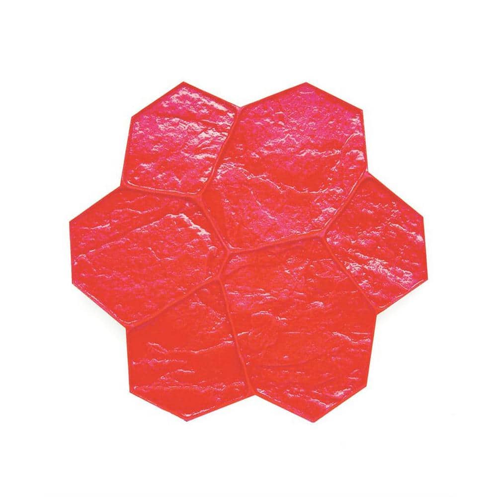 29 in. x 29 in. Random Stone Red Texture Mat Concrete Stamp price history on PriceWatchPro
