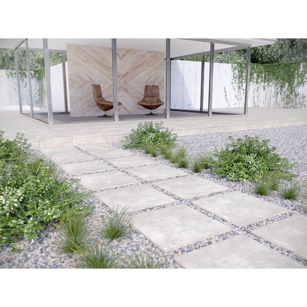Beton Blanco 24 in. x 24 in. Matte Porcelain Paver Tile (224 sq. ft. /Pallet)