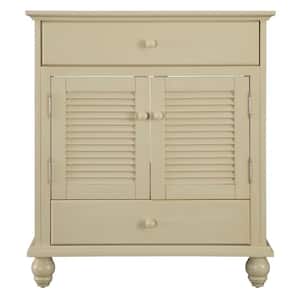 Cottage 30 in. W Bath Vanity Cabinet Only in Antique White