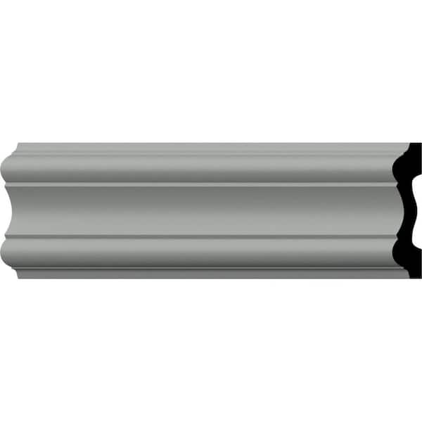 Ekena Millwork SAMPLE - 7/8 in. x 12 in. x 4 in. Urethane Edwards Panel Moulding