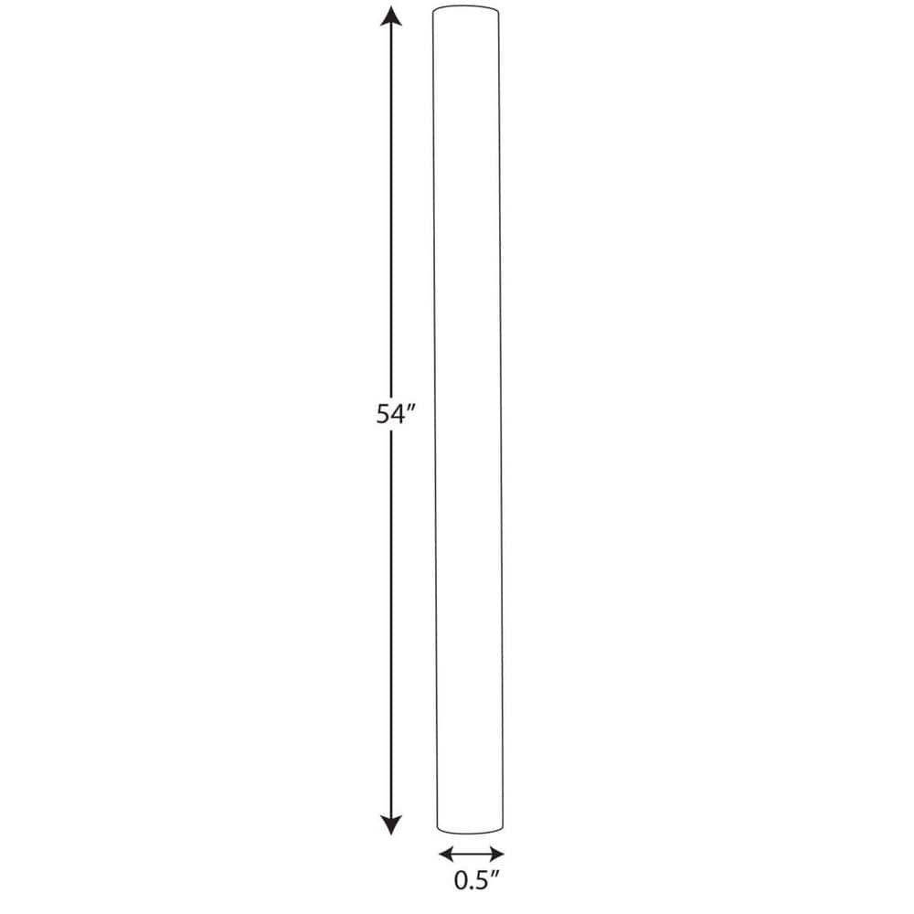 Oil Rubbed Bronze Steel Stem Extension Kit, 54-Inch