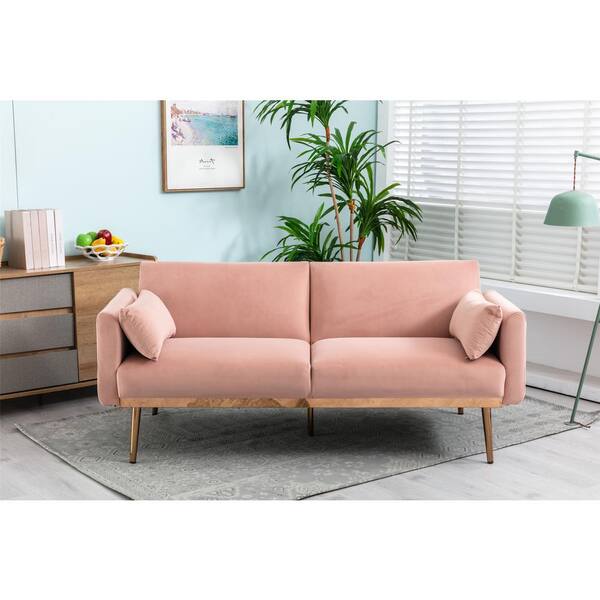 Light Pink Velvet Sofa sites.unimi.it