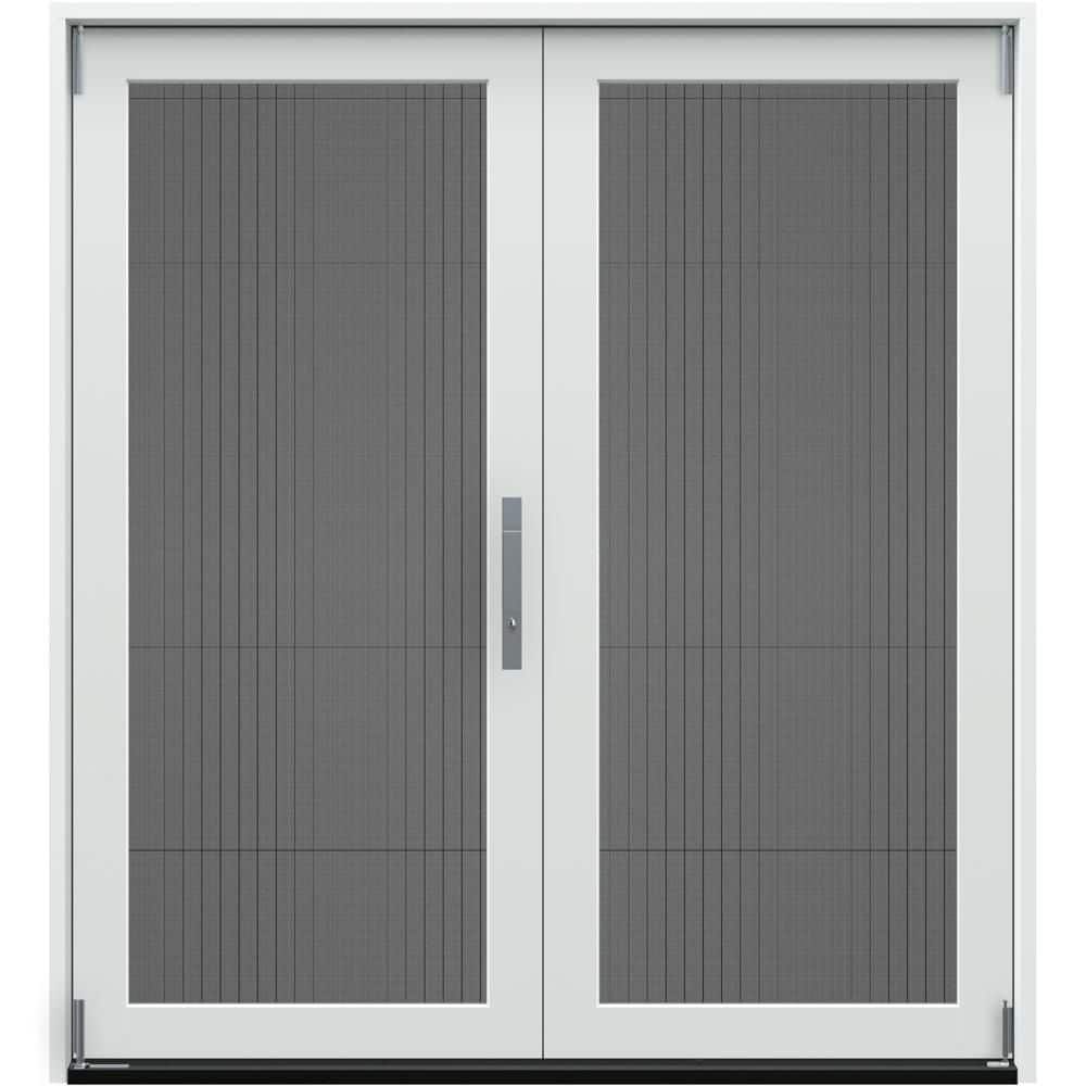 60 in. x 80 in. F4500 Left-Hand Primed Fiberglass 2-Panel Folding Patio Door w/ Low-E Glass and Retractable Screen price history on PriceWatchPro