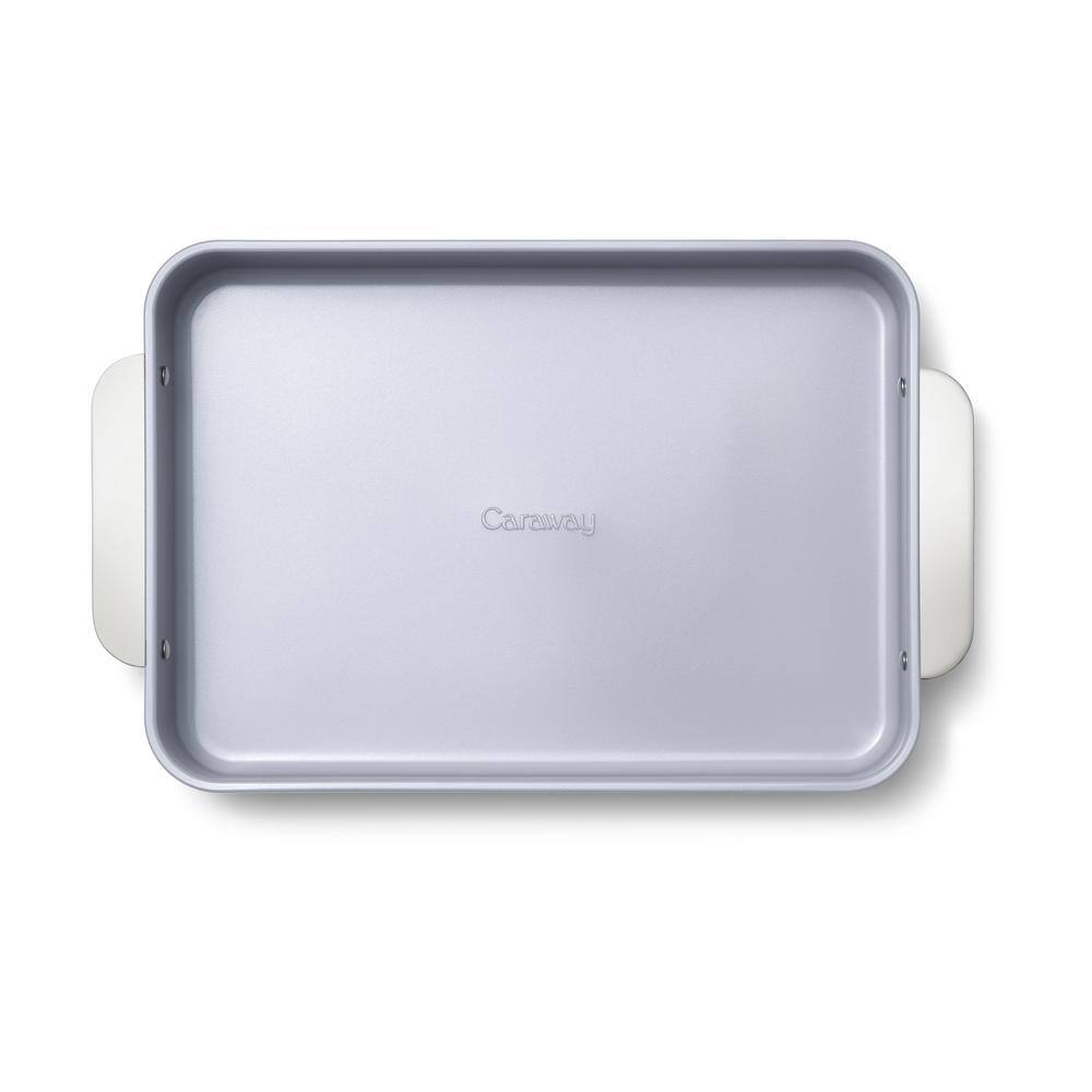 Blush and Gray Non-Stick Ceramic Rectangle Baking Pan