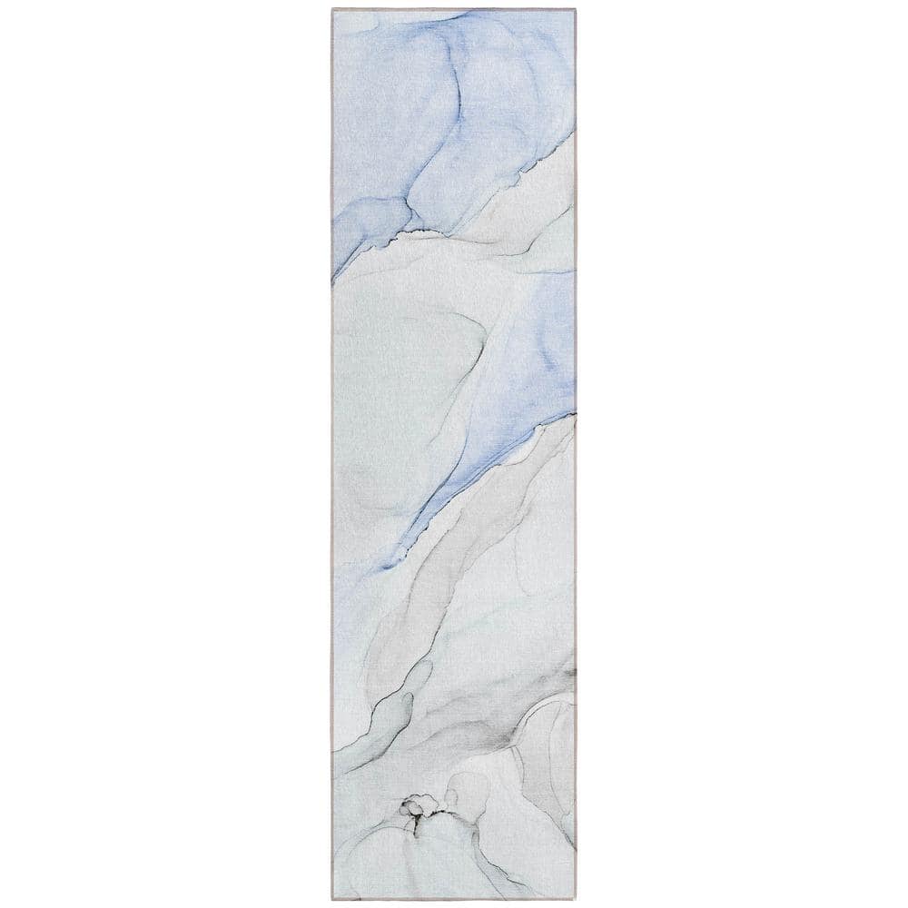 Chantille ACN515 Blue 2 ft. 3 in. x 7 ft. 6 in. Machine Washable Indoor/Out