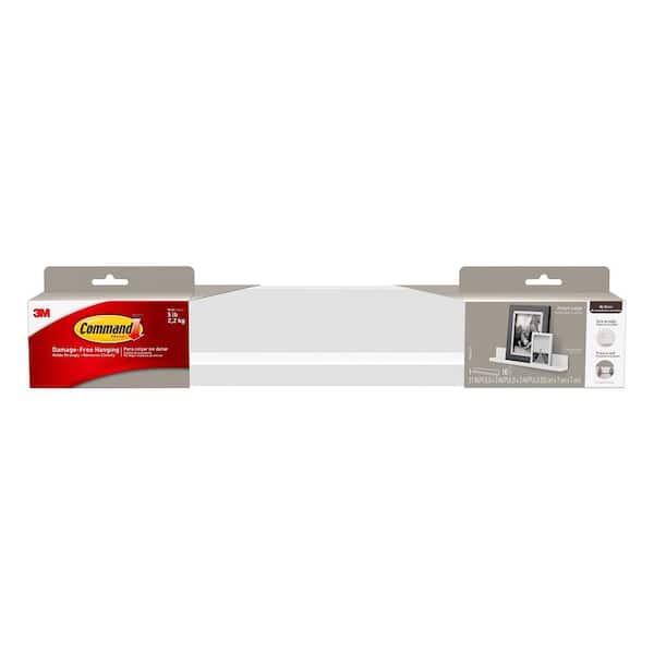  Command Picture Ledge, Damage Free Hanging Floating Shelf with  Adhesive Strips, No Tools Picture Hanger for Displaying Christmas  Decorations and Photographs, 1 Ledge and 10 Command Strips : Industrial &  Scientific