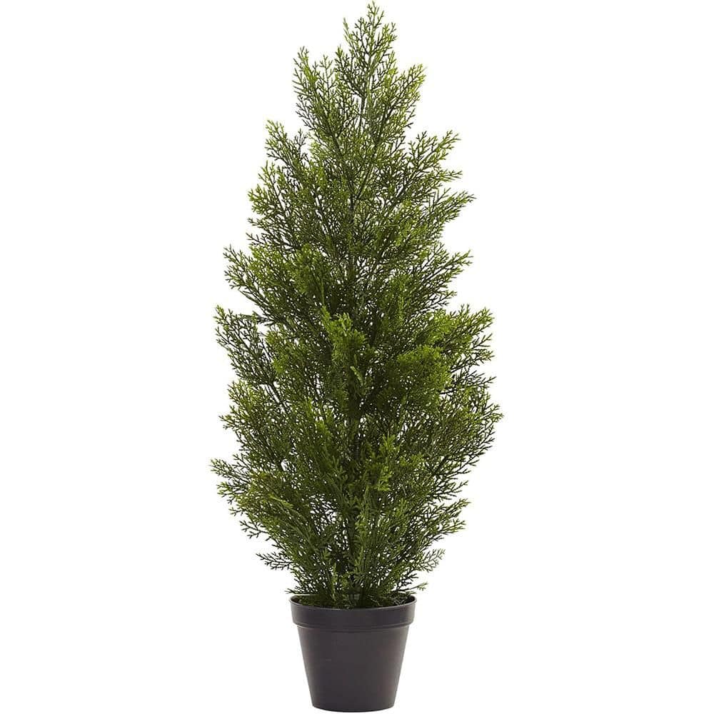 1.3 ft. Artificial Cedar Tree in Pot