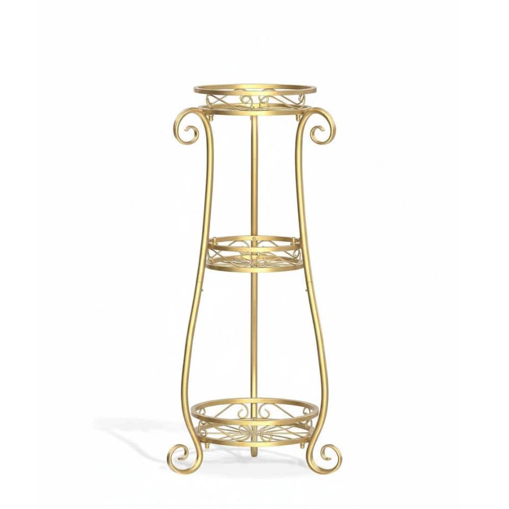 YA−MAN STA-212P GOLD gold-unbranded-plant-stands-