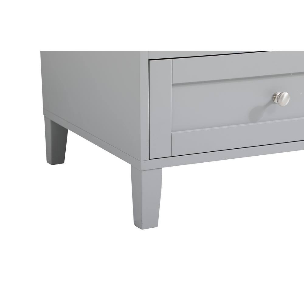 Sommerville 60" Gray Double Quartz Top Bathroom Vanity
