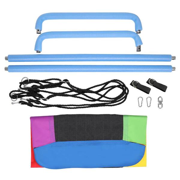Sorbus 60 in. Disc Swing for Kids Multi-Colored Trampoline Net