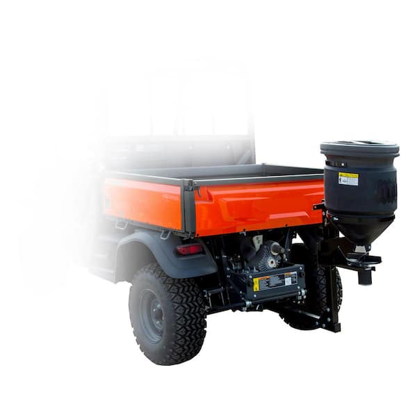 Buyers Products Company 15 Gal. UTV Mounted All Purpose Broadcast Spreader for Rock Salt, Feed, Seed and Fertilizer