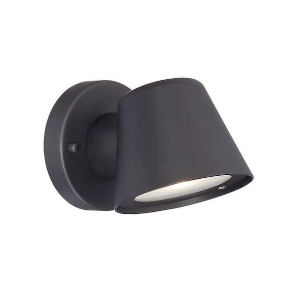 Acclaim Lighting 1-Light Matte Black Integrated LED Wall Lantern Sconce
