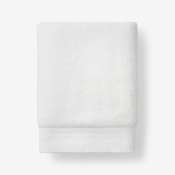 Company Cotton Plush Spa Solid White Cotton Single Bath Towel