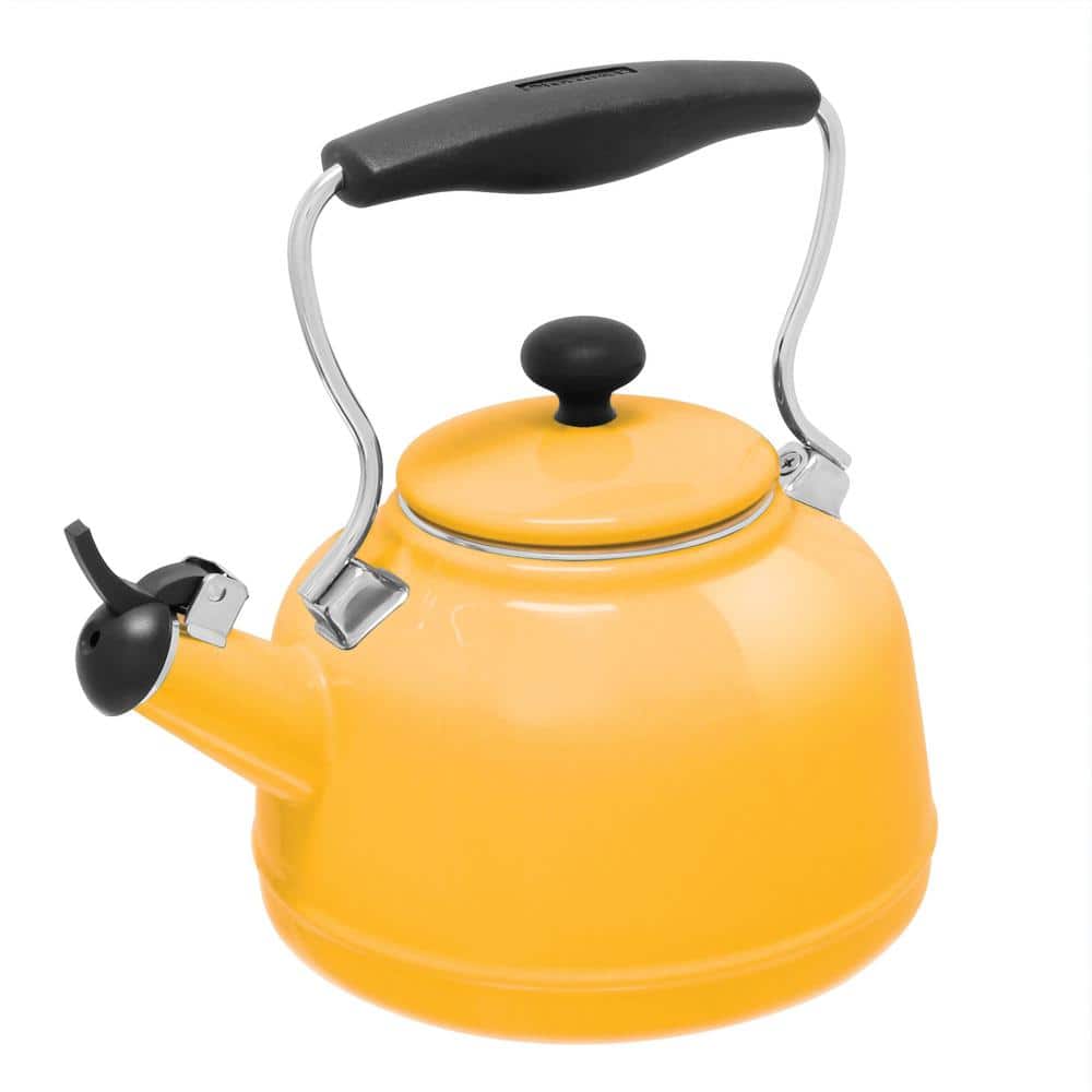 Chantal 1 qt. Stainless Steel Electric Tea Kettle Color: Marigold ELSL37-03M My