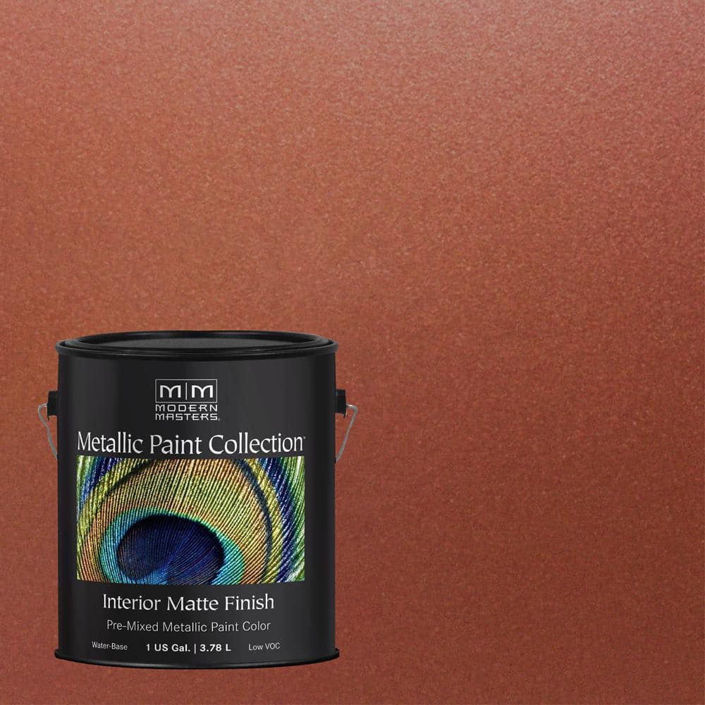 Modern Masters 1 gal ME195 Copper Metallic Paint Collection Water-Based  Decorative Metallic Paint
