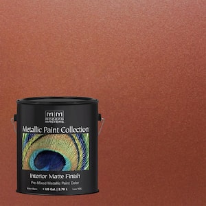 1 gal. Antique Copper Water-Based Matte Metallic Interior Paint