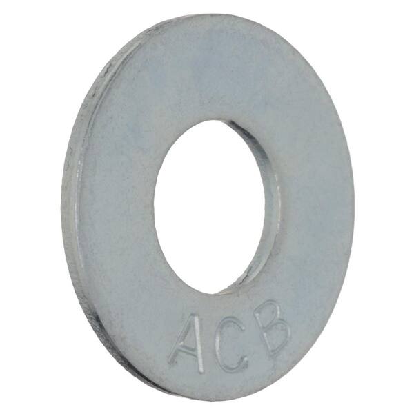 PN U38130.037.0001 Bag of 100 Fabory 3/8" x 1" Type A Zinc Plated Flat Washers 