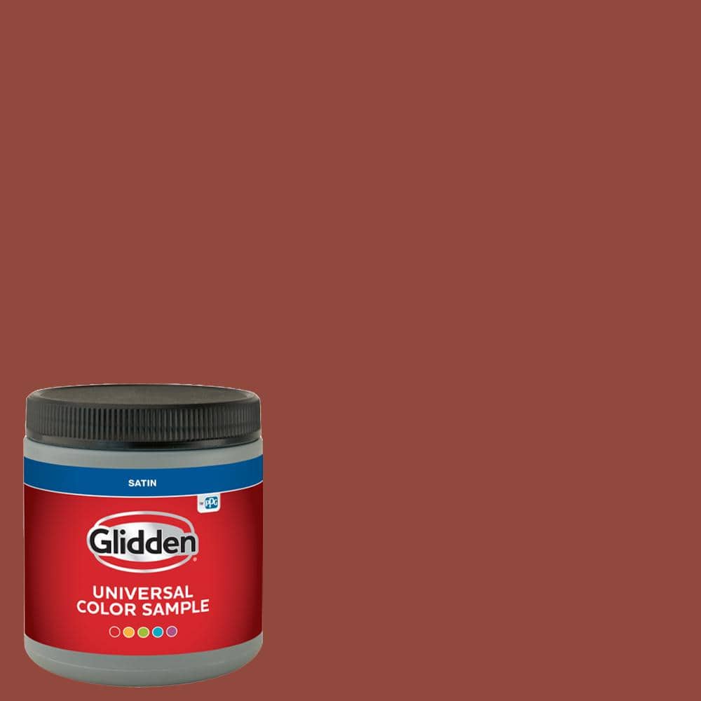 Glidden 8 oz. PPG1065-7 Cedar Chest Satin Interior Paint Sample  PPG1065-7P-16SA - The Home Depot, image size:1000x1000