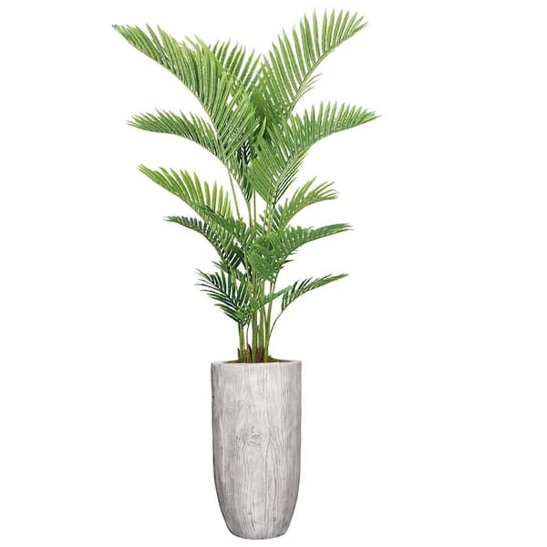 Vintage Home Vintage Home Artificial 83 in. High Artificial Faux Palm Tree With Fiberstone Planter For Home Decor