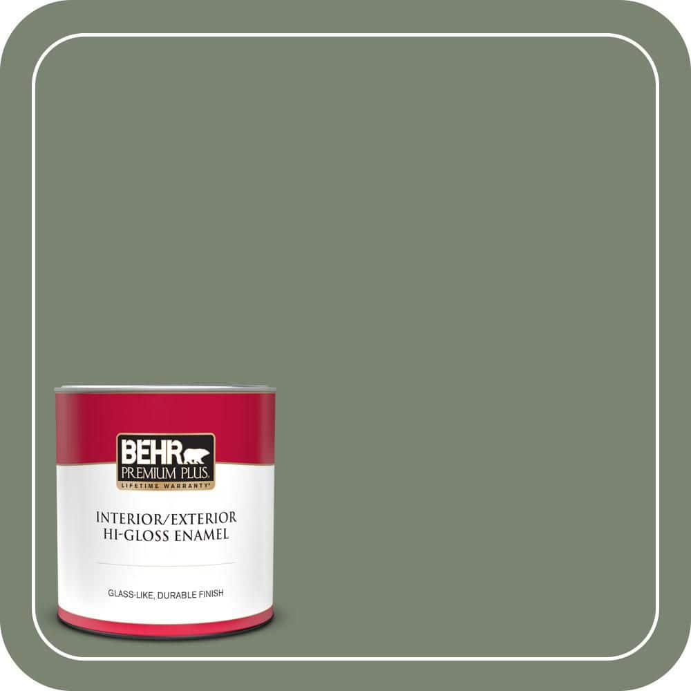 1 qt. #ICC-77 Sage Green Hi-Gloss Enamel Interior/Exterior Paint & Primer price history on PriceWatchPro