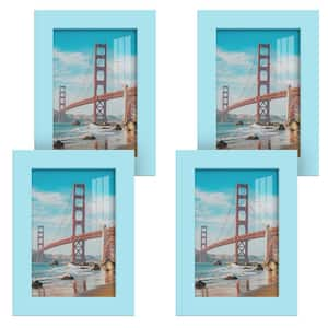 SULLIVANS Blue Aztec Pattern 4x6 Picture Frame FM247 - The Home Depot