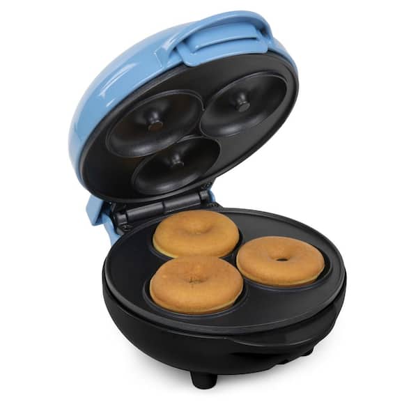1200W Mini Donut Maker Machine for Kid-Friendly Breakfast, Makes 7 Doughnuts