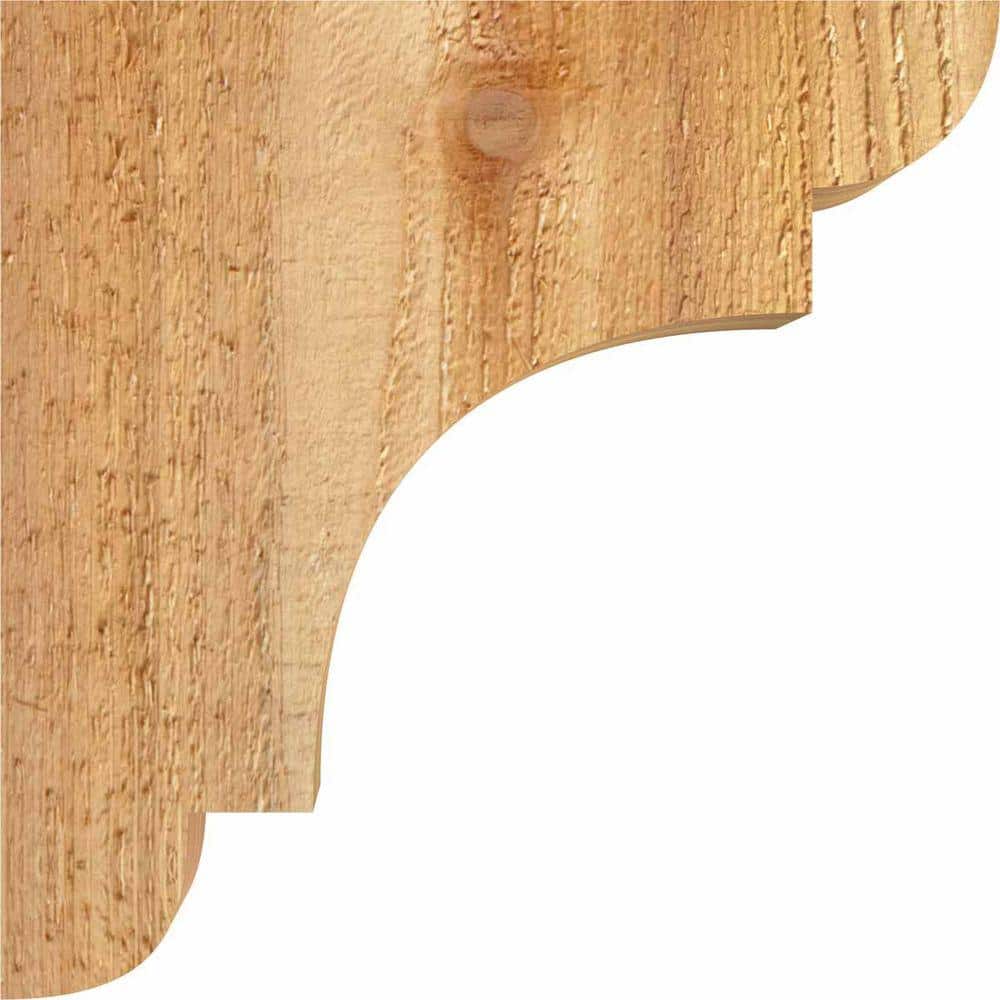 8" Western Red Cedar Rough Sawn Corbel