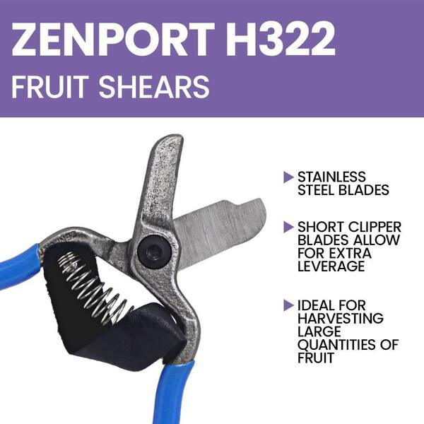 ZENPORT 5.5 in. L Forged Stainless Steel Lemon Citrus Clipper