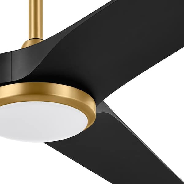 Hampton Bay Sansra 60 in. Indoor/Outdoor Brass Standard