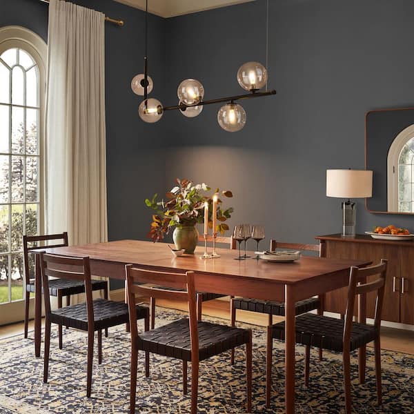 Rennnsan Elaine 6-Light Kitchen Island Globe Modern Glass