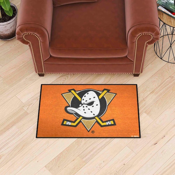 Anaheim Ducks Orange Starter Mat Accent Rug - 19in. x 30in.