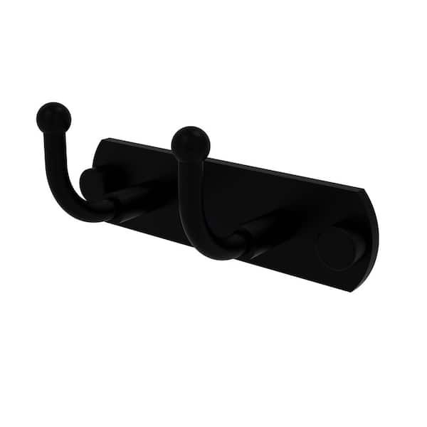 Skyline Collection 2 Position Robe Hook in Matte Black