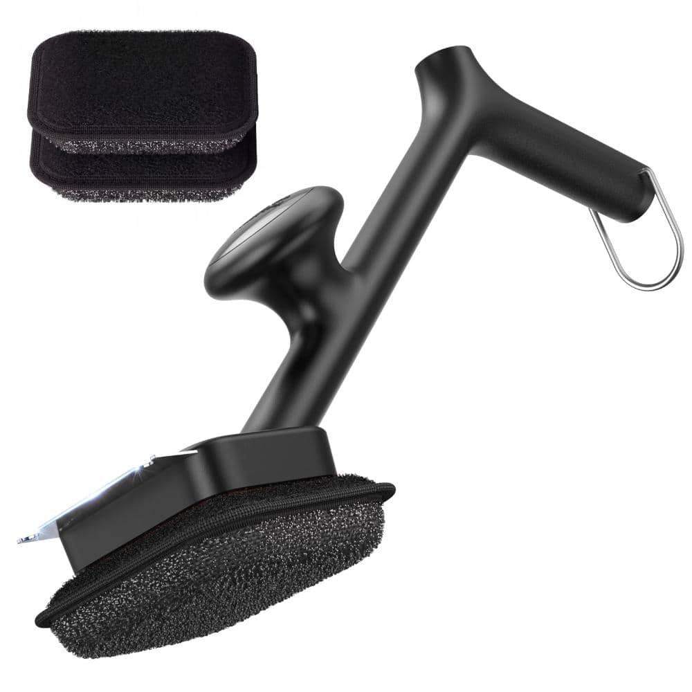 17 in. Non-Metal Grill Brush with Steam Cleaning – 3 Heads Included, Built-In Scraper, Safe for Cast Iron Ceramic Grills price history on PriceWatchPro