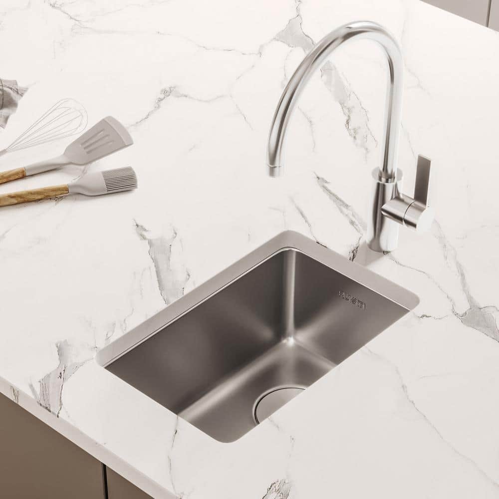 Ruvati 15-inch Stainless Steel Undermount Bar Prep Sink