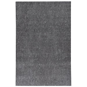 Underlay Premier Plush Grey and Multi 8 ft. x 10 ft. Hard and Smooth Surface Rug Pad