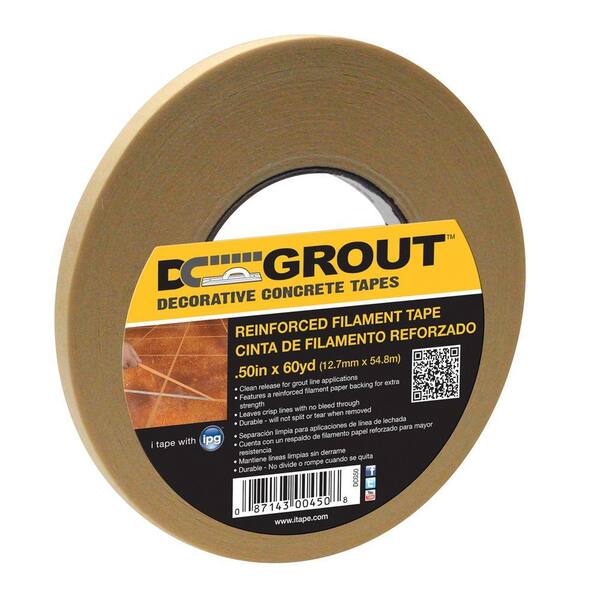 Intertape Polymer Group 1/4 in. x 60 yds. DC Grout Decorative Concrete Tape