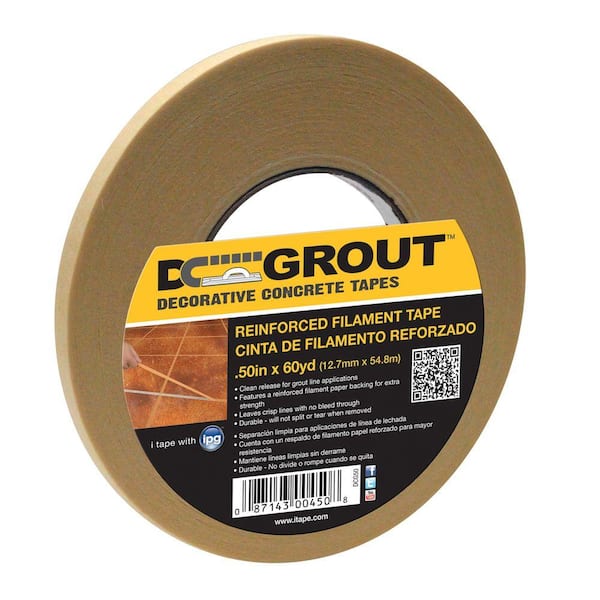 Intertape Polymer Group 1/2 in. x 60 yds. DC Grout Decorative Concrete Tape