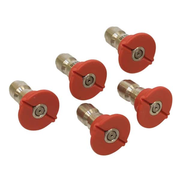 STENS 1/4 in. Tip and Nozzle Size 4.5 Pressure Washer Nozzle Accessory Kit for General Pump, (5-Pack)