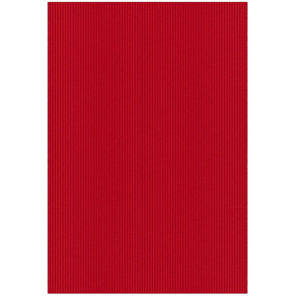 Ottomanson Lifesaver Scrape Rib Non-Slip Custom Cut Long Hallway Runner ...